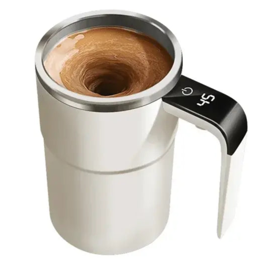 Smart Self-Stirring Coffee Mug – Hassle-Free, Spill-Free & Spoon-Free!