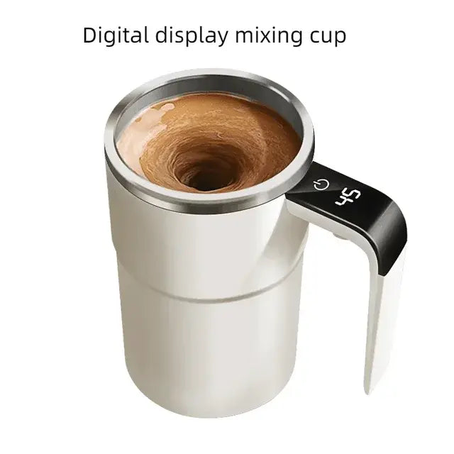 Smart Self-Stirring Coffee Mug – Hassle-Free, Spill-Free & Spoon-Free!