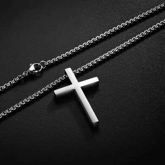 Timeless Stainless Steel Cross Necklace – Elegant, Durable & Stylish